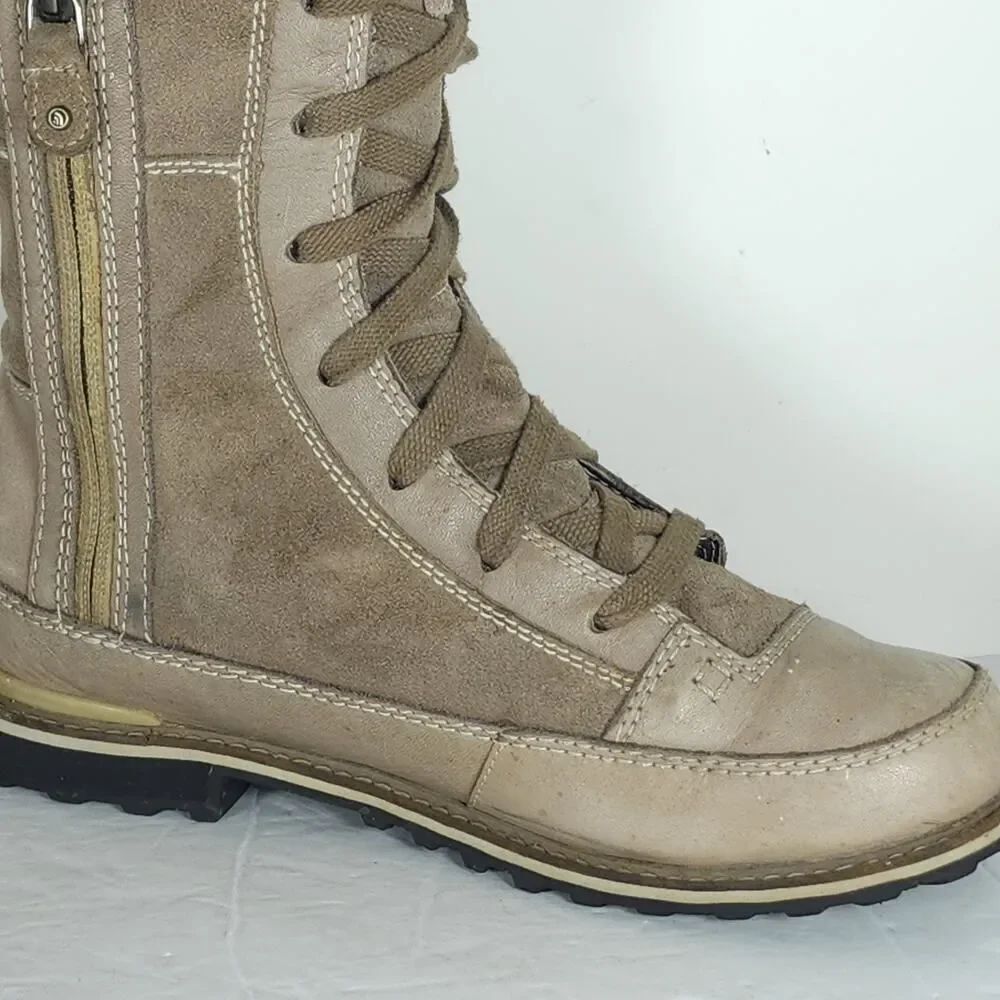The North Face Women's Snowtropolis US6,5 Brown Suede Insulated Lace Up Boots - Picture 14 of 16